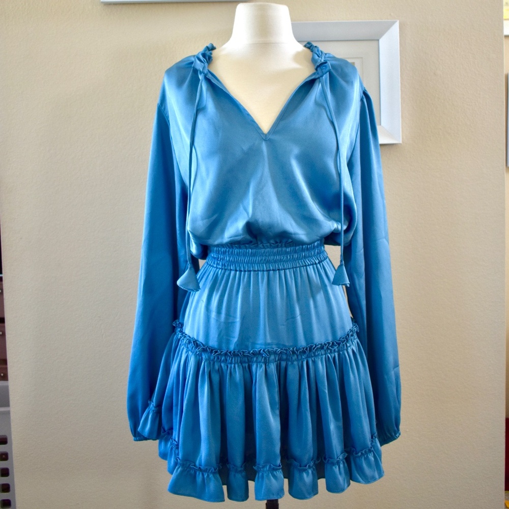 BLUE MISA LORENA DRESS
